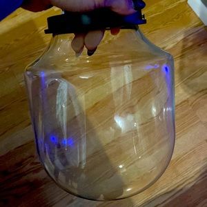 Pendent ceiling light. With Amber Edison bulb